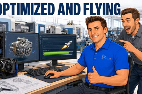 Cartoon: Can You Support Our CAD, CAM, and Engineering Software Performance Issues?