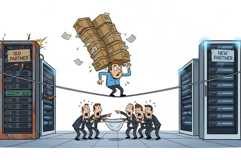 Cartoon: How CPA Firms Can Transition IT Support Partners Without Losing Data or Downtime