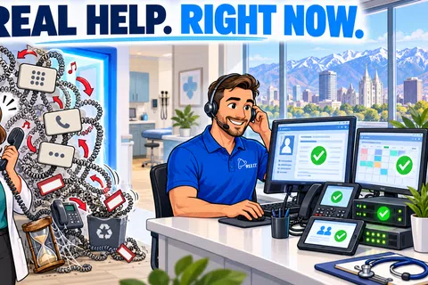 Medical professional calls for urgent help as 911 dispatcher efficiently manages emergency communications.