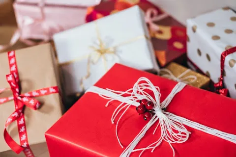 a group of presents