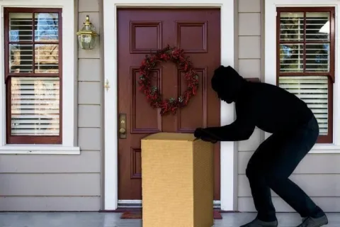 a person dressed as a thief