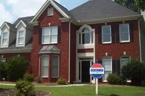 a red brick house