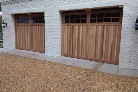 a building with a large wooden door