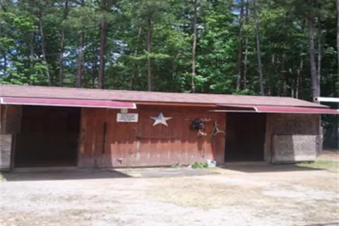 a building with a red roof