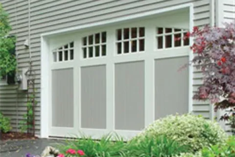 a house with a garage