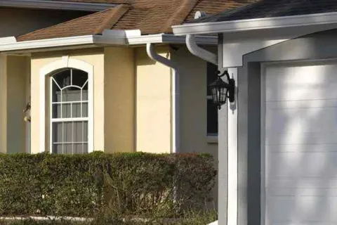 a house with a large front yard
