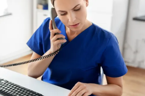 a person holding a phone