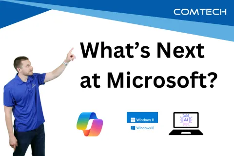 Blue text logo with the words CO TECH on a white background
