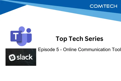 Blue text logo featuring the words CO TECH in a modern sans-serif font on a white background