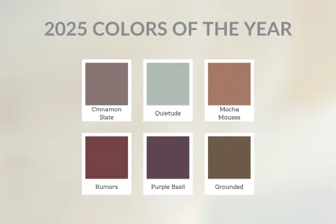 2025 Colors of the Year