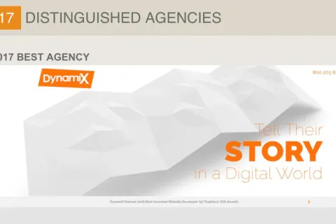 It's a Three-Peat! DynamiX Named 'Best Agency' in Horizon Interactive Awards