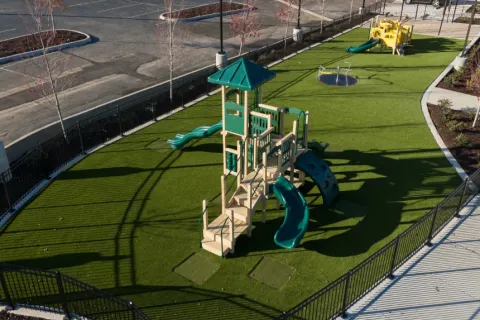 playground structure built by EcoPlay Structures