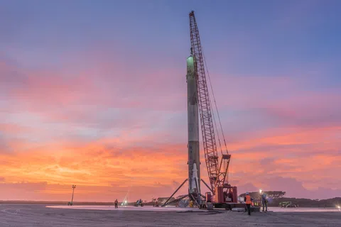 a certified payroll compliant jobsite with a crane