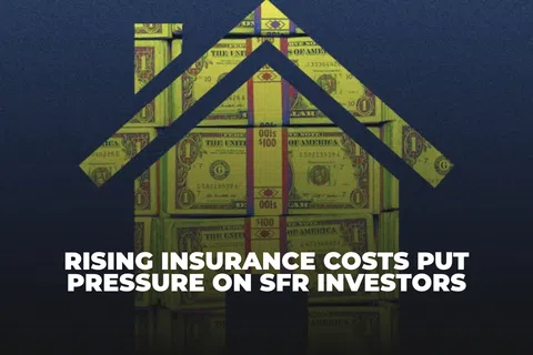 House shape filled with US dollar bills illustrating rising insurance costs pressure on single-family rental investors.