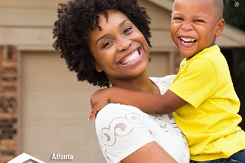a person holding a baby