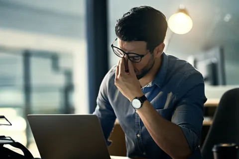 Business owner frustrated with slow reactive IT support from their Managed Services Provider