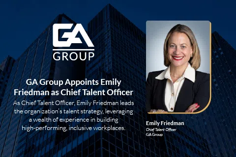 Emily Friedman appointed Chief Talent Officer at GA Group, leading inclusive workplace and talent strategy.