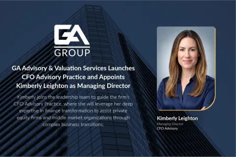 GA Group announces leadership expansion with Kimberly Leighton and Trent Turner as CFO and regional advisors.