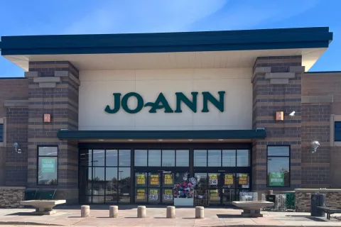 a building with a sign on the front