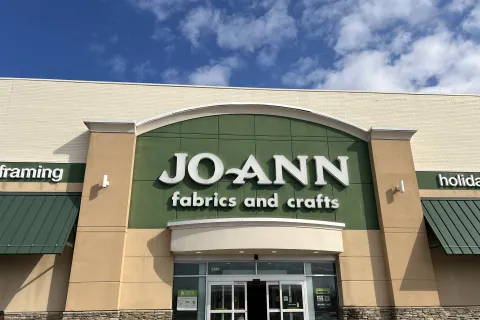 a building with a sign on it