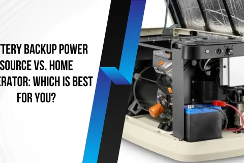 Battery Backup Power Source Vs. Home Standby Generator: Top 3 Major Differences