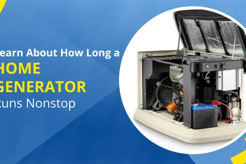 Home generator showcasing its interior components and efficiency details for non-stop operation.
