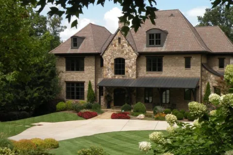 a large house