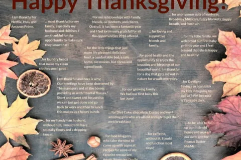 Happy Thanksgiving from HCP