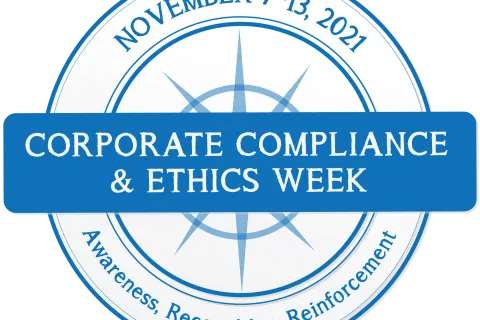 Corporate Compliance and Ethics Week - November 7 to 13, 2021 by SCCE