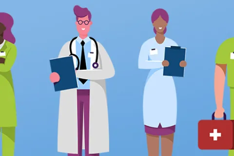 a group of medical professionals