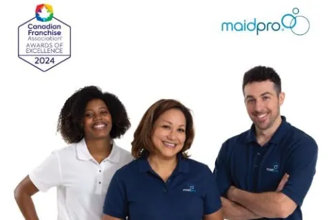 A MaidPro team smiling