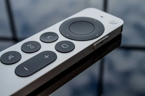 a white rectangular device with buttons