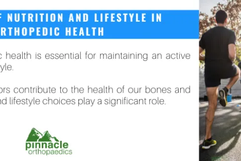 The Role of Nutrition and Lifestyle in Orthopedic Health