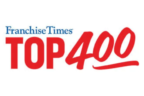 Franchise Times Top 400 logo with blue and red text on a white background