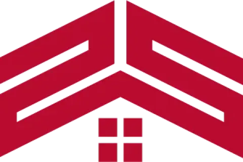 Forsyth Exterior Contractors logo with stylized red roof and window icon next to bold red text.