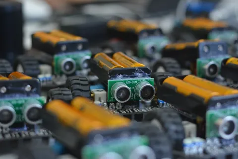 a group of toy cars