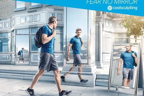 a person walking down a street