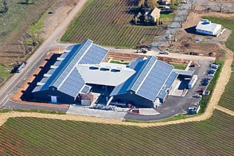 SolarCraft Completes Solar Electric System on New Merryvale Winery Production Facility