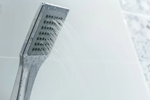 a close-up of a glass