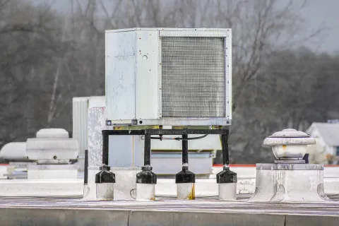 a group of white boxes