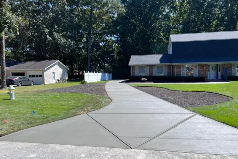 a house with a driveway