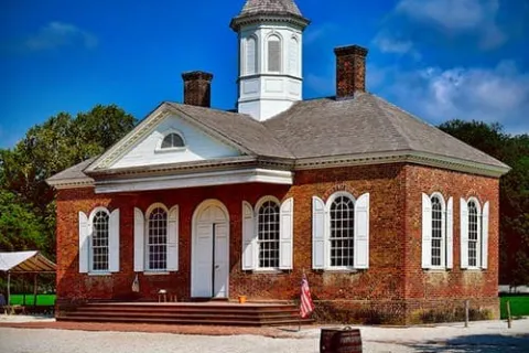 a red brick building
