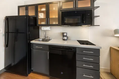 Sonesta Simply Suites Custom Guest Kitchen Acrylic Inserts and Kitchen Cabinetry