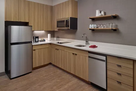Courtyard and Residence Inn Dual Brand by Marriott Guest Kitchen Cabinetry and Countertops