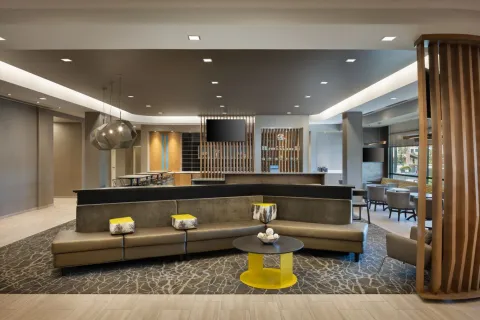 Springhill Suites by Marriott Public Area Custom Lobby Weave Wall