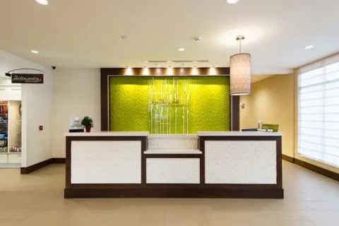 Hilton Garden Inn Charlotte NC reception desk