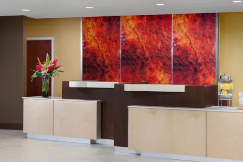 Marriott Fairfield Inn Key West Lobby Millwork and Countertops