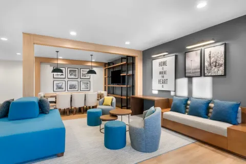 Everhome Suites Custom Lobby Millwork