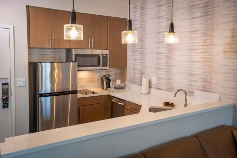 Marriott Residence Inn Guestroom Cabinets & Quartz Countertops
