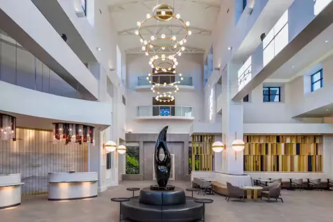 Embassy Suites by Hilton Hotels Lobby Custom Millwork & Countertops